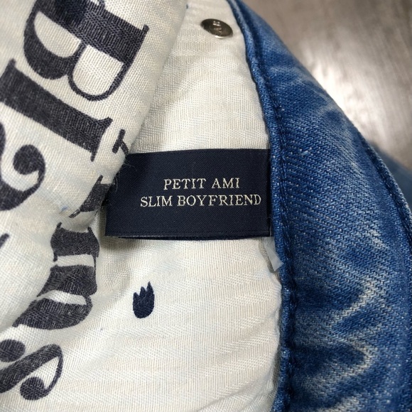 Scotch & Soda Women’s Star Print Embroidered petite Ami Slim Boyfriend Jeans Siz - Picture 8 of 16